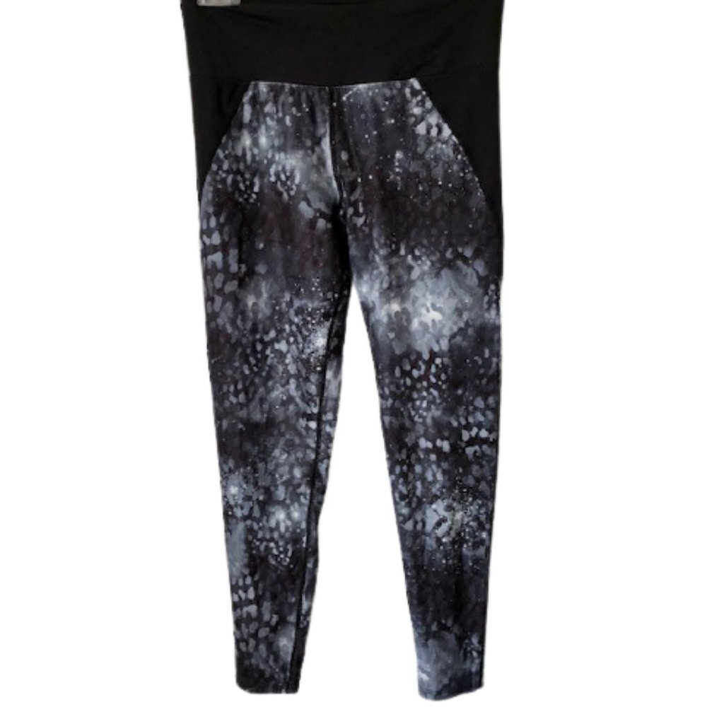 Printed Betsey Johnson Performance Leggings - Galactic - S